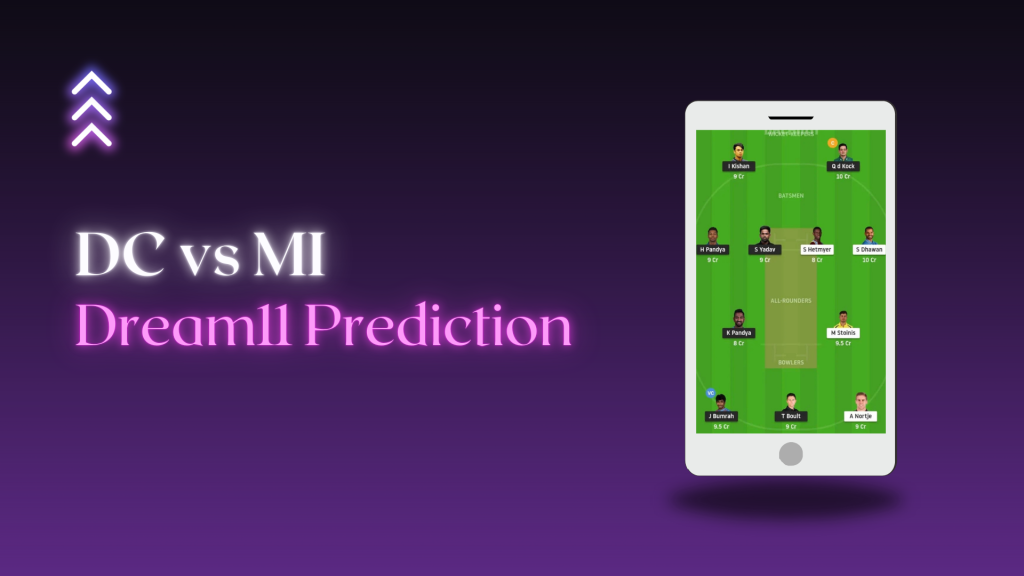 DC vs MI Dream 11 Prediction