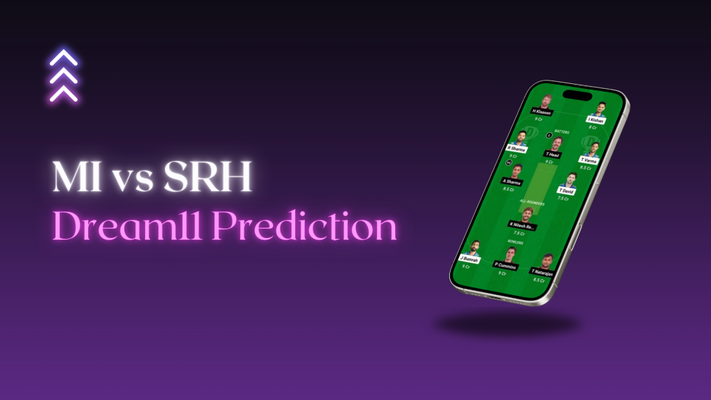 MI vs SRH Dream 11 Prediction