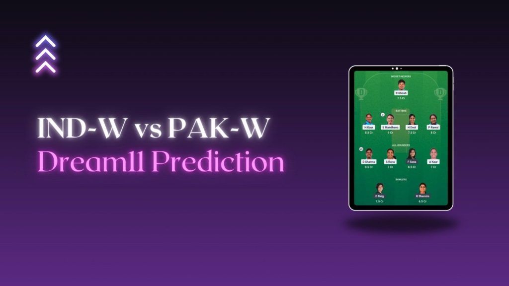 IND-W-vs-PAK-W-match-dream11-prediction