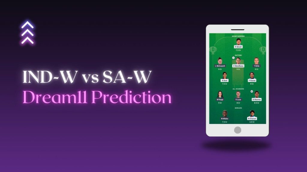 IND-W-vs-SA-W-Dream-11-Prediction